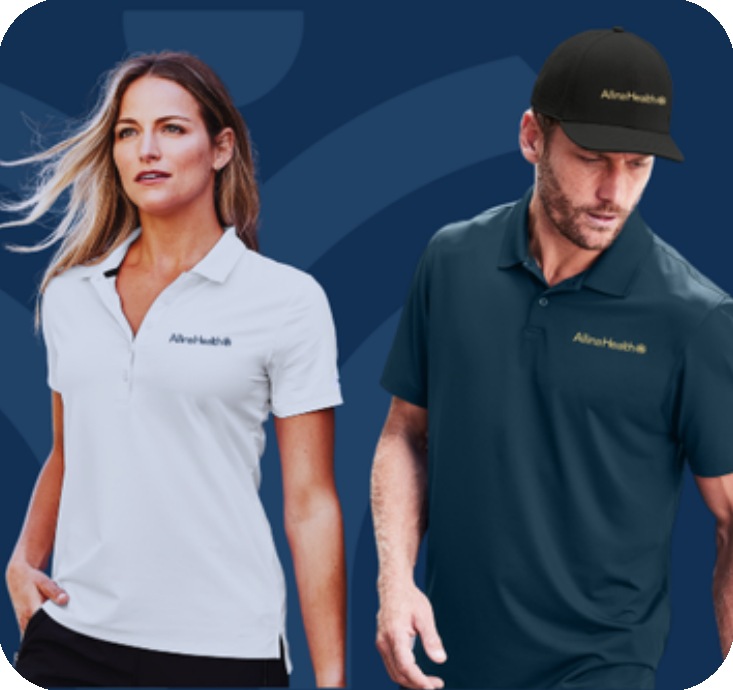Allina Health branded apparel